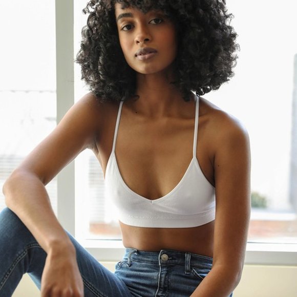 Boho Crescent Moon Bralette - White - Picture 3 of 4